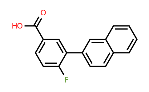 1261911-29-8 | 4-Fluoro-3-(naphthalen-2-yl)benzoic acid