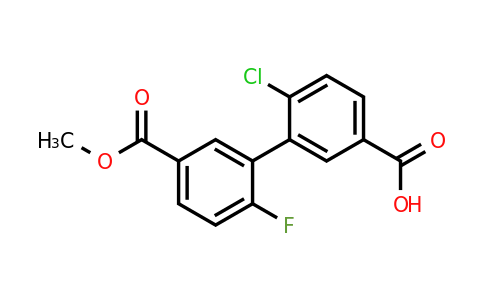1261911-30-1 | 4-Chloro-3-(2-fluoro-5-methoxycarbonylphenyl)benzoic acid