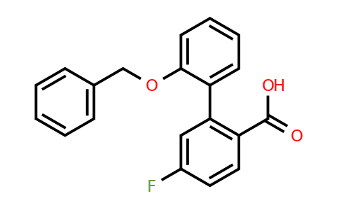 1261911-40-3 | 2-(2-Benzyloxyphenyl)-4-fluorobenzoic acid