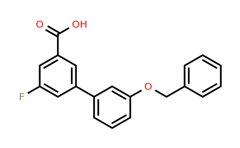 1261912-27-9 | 3-(3-Benzyloxyphenyl)-5-fluorobenzoic acid