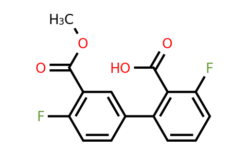 1261912-36-0 | 6-Fluoro-2-(4-fluoro-3-methoxycarbonylphenyl)benzoic acid