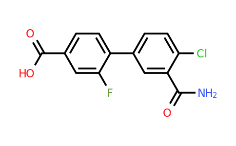 1261912-64-4 | 4-(3-Carbamoyl-4-chlorophenyl)-3-fluorobenzoic acid