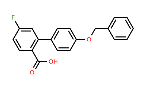 1261912-90-6 | 2-(4-Benzyloxyphenyl)-4-fluorobenzoic acid