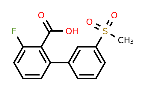 1261912-99-5 | 6-Fluoro-2-(3-methylsulfonylphenyl)benzoic acid