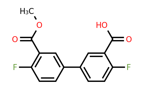 1261913-02-3 | 2-Fluoro-5-(4-fluoro-3-methoxycarbonylphenyl)benzoic acid