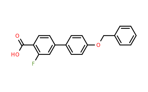 1261913-07-8 | 4-(4-Benzyloxyphenyl)-2-fluorobenzoic acid