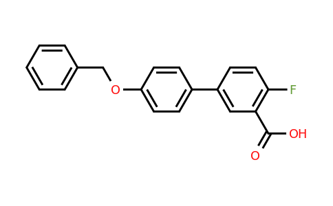 1261913-12-5 | 5-(4-Benzyloxyphenyl)-2-fluorobenzoic acid