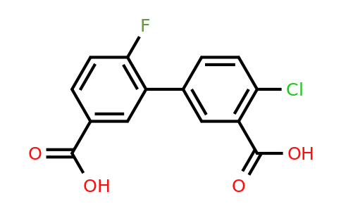 1261913-40-9 | 5-(5-Carboxy-2-fluorophenyl)-2-chlorobenzoic acid