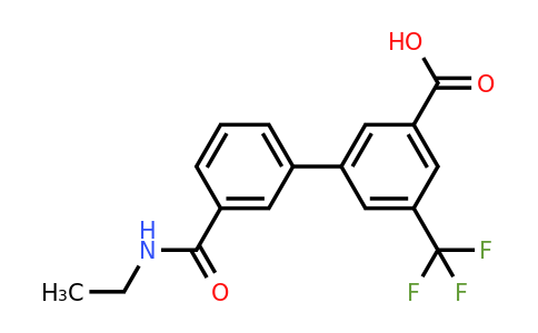 1261914-03-7 | 3-[3-(N-Ethylaminocarbonyl)phenyl]-5-trifluoromethylbenzoic acid