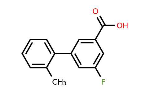 1261914-25-3 | 5-Fluoro-2'-methyl-[1,1'-biphenyl]-3-carboxylic acid