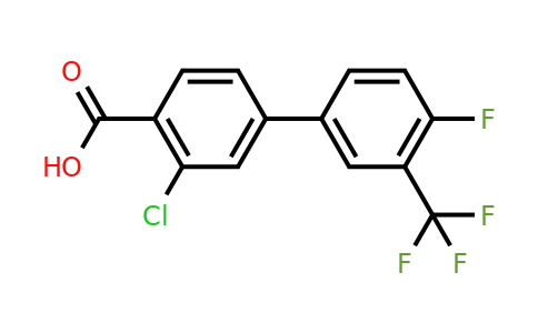 1261914-51-5 | 2-Chloro-4-(4-fluoro-3-trifluoromethylphenyl)benzoic acid