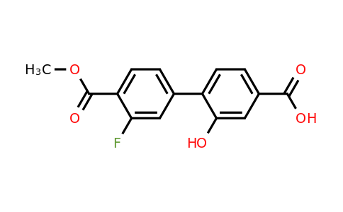 1261914-53-7 | 4-(3-Fluoro-4-methoxycarbonylphenyl)-3-hydroxybenzoic acid