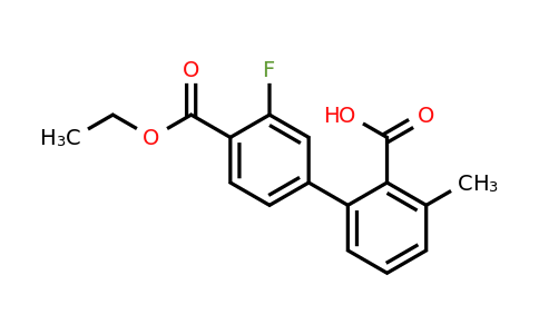 1261914-75-3 | 2-[4-(Ethoxycarbonyl)-3-fluorophenyl]-6-methylbenzoic acid