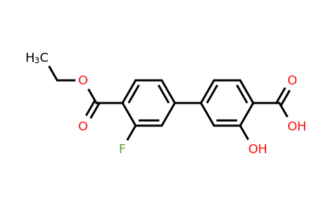 1261914-82-2 | 4-[4-(Ethoxycarbonyl)-3-fluorophenyl]-2-hydroxybenzoic acid