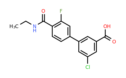 1261914-94-6 | 5-Chloro-3-[4-(ethylcarbamoyl)-3-fluorophenyl]benzoic acid