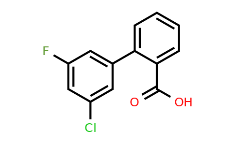 1261915-22-3 | 3'-Chloro-5'-fluoro-[1,1'-biphenyl]-2-carboxylic acid