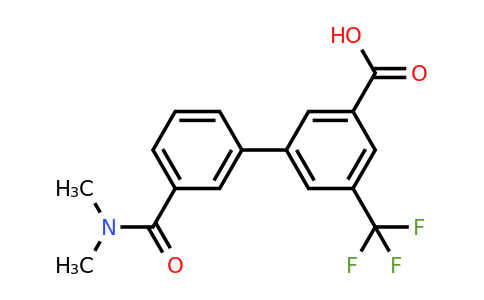 1261915-30-3 | 3-[3-(N,N-Dimethylaminocarbonyl)phenyl]-5-trifluoromethylbenzoic acid