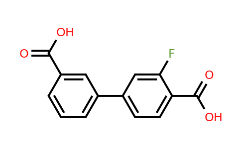 1261915-32-5 | 3'-Fluoro-[1,1'-biphenyl]-3,4'-dicarboxylic acid