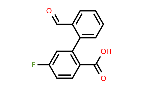 1261915-34-7 | 4-Fluoro-2-(2-formylphenyl)benzoic acid
