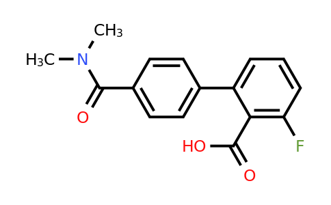 1261915-60-9 | 2-[4-(N,N-Dimethylaminocarbonyl)phenyl]-6-fluorobenzoic acid