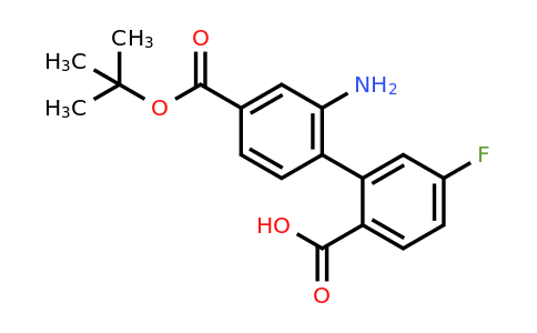 1261915-65-4 | 2-(4-BOC-Aminophenyl)-4-fluorobenzoic acid