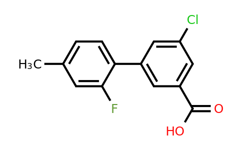 1261915-87-0 | 5-Chloro-3-(2-fluoro-4-methylphenyl)benzoic acid