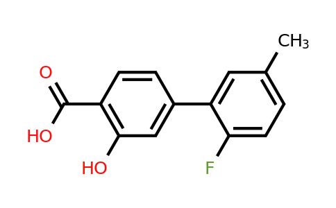 1261915-97-2 | 4-(2-Fluoro-5-methylphenyl)-2-hydroxybenzoic acid