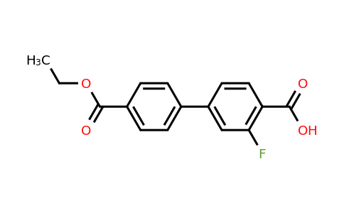 1261915-99-4 | 4-(4-Ethoxycarbonylphenyl)-2-fluorobenzoic acid