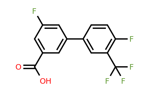 1261916-33-9 | 5-Fluoro-3-(4-fluoro-3-trifluoromethylphenyl)benzoic acid