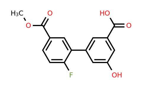 1261916-47-5 | 3-(2-Fluoro-5-methoxycarbonylphenyl)-5-hydroxybenzoic acid