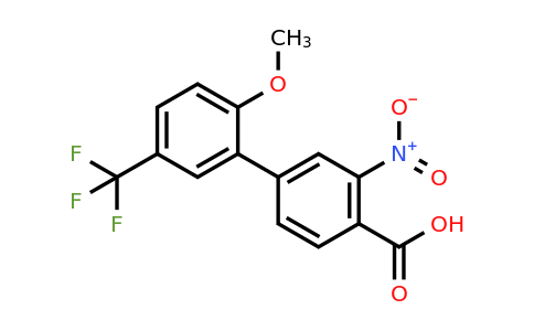 1261916-77-1 | 4-(2-Methoxy-5-trifluoromethylphenyl)-2-nitrobenzoic acid