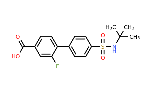 1261917-00-3 | 4-(4-t-Butylsulfamoylphenyl)-3-fluorobenzoic acid
