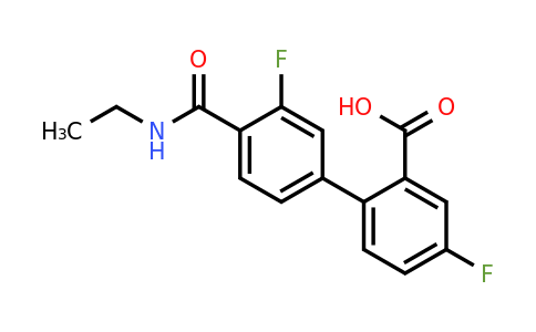 1261917-02-5 | 2-[4-(Ethylcarbamoyl)-3-fluorophenyl]-5-fluorobenzoic acid