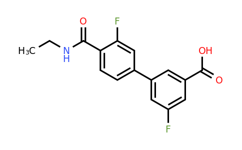 1261917-05-8 | 3-[4-(Ethylcarbamoyl)-3-fluorophenyl]-5-fluorobenzoic acid