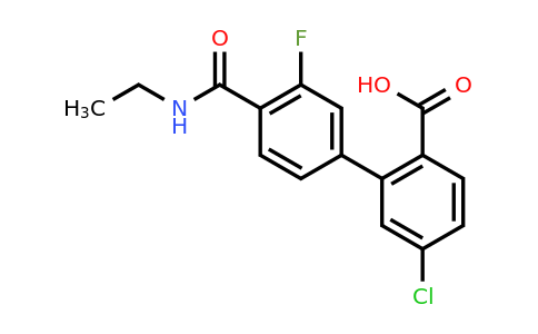1261917-08-1 | 4-Chloro-2-[4-(ethylcarbamoyl)-3-fluorophenyl]benzoic acid