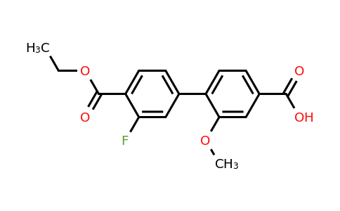 1261917-11-6 | 4-[4-(Ethoxycarbonyl)-3-fluorophenyl]-3-methoxybenzoic acid