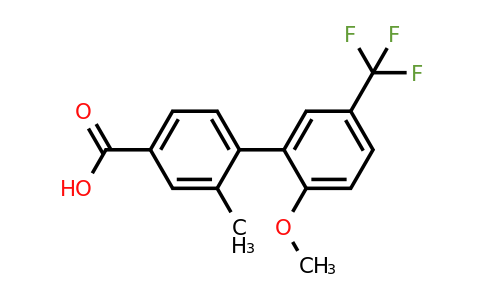 1261917-67-2 | 4-(2-Methoxy-5-trifluoromethylphenyl)-3-methylbenzoic acid