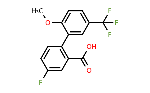 1261917-70-7 | 5-Fluoro-2-(2-methoxy-5-trifluoromethylphenyl)benzoic acid