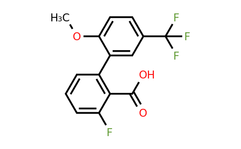 1261917-73-0 | 6-Fluoro-2-(2-methoxy-5-trifluoromethylphenyl)benzoic acid