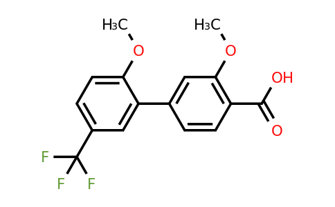 1261917-75-2 | 4-(2-Methoxy-5-trifluoromethylphenyl)-2-methoxybenzoic acid