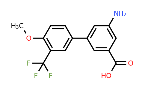 1261917-79-6 | 3-Amino-5-(4-methoxy-3-trifluoromethylphenyl)benzoic acid
