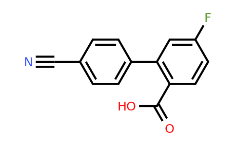 1261920-60-8 | 2-(4-Cyanophenyl)-4-fluorobenzoic acid