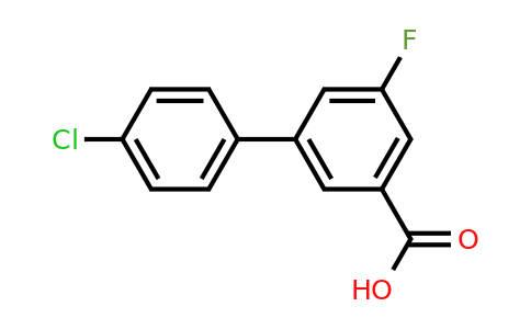1261920-99-3 | 3-(4-Chlorophenyl)-5-fluorobenzoic acid
