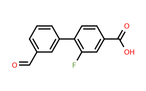 1261921-36-1 | 3-Fluoro-4-(3-formylphenyl)benzoic acid