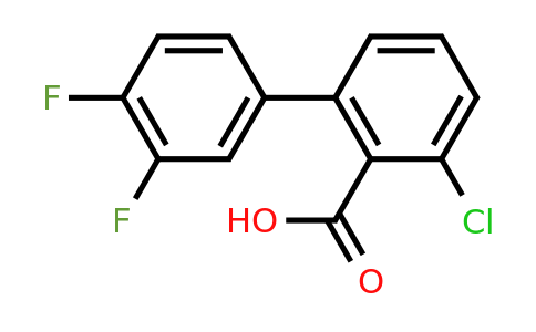 1261921-57-6 | 6-Chloro-2-(3,4-difluorophenyl)benzoic acid