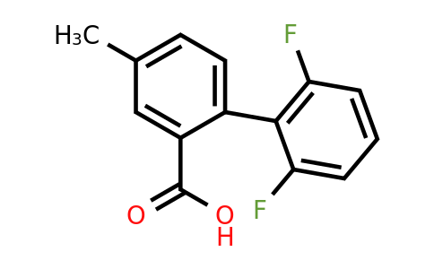 1261921-98-5 | 2-(2,6-Difluorophenyl)-5-methylbenzoic acid