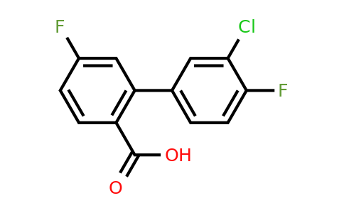 1261922-91-1 | 2-(3-Chloro-4-fluorophenyl)-4-fluorobenzoic acid