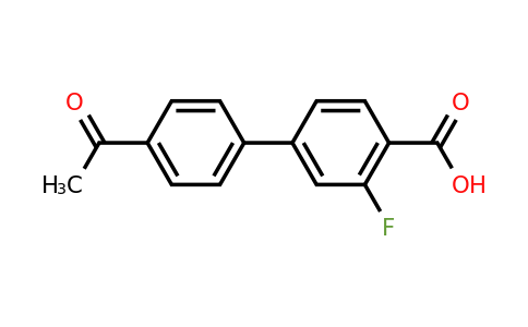 1261922-98-8 | 4-(4-Acetylphenyl)-2-fluorobenzoic acid