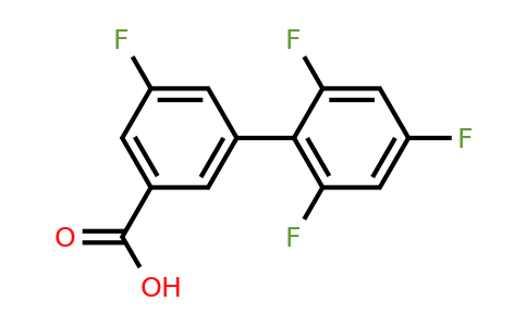 1261923-06-1 | 5-Fluoro-3-(2,4,6-trifluorophenyl)benzoic acid