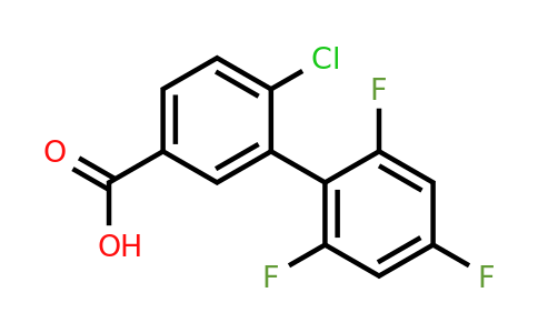 1261923-31-2 | 4-Chloro-3-(2,4,6-trifluorophenyl)benzoic acid